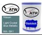 Preview: Nissan, Light Crystal Blue Metallic, MA / BK1: 500ml Lackdose, von ATW Autoteile West.